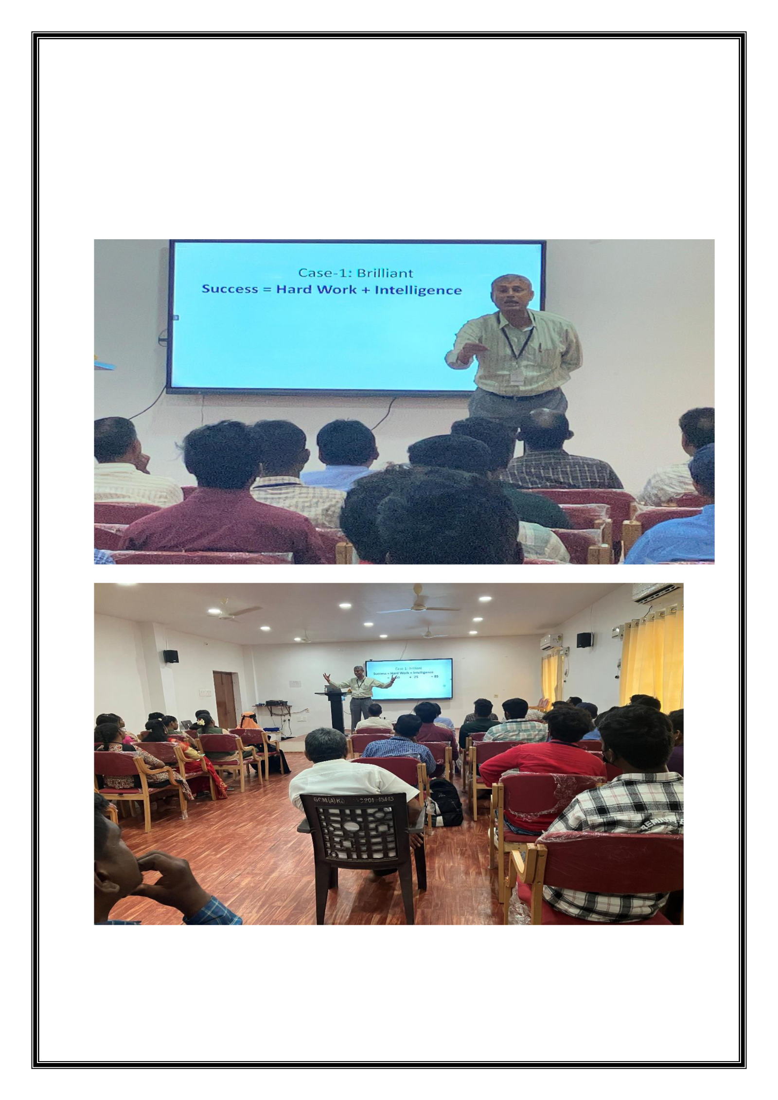 Guest Lecture on Success Life
